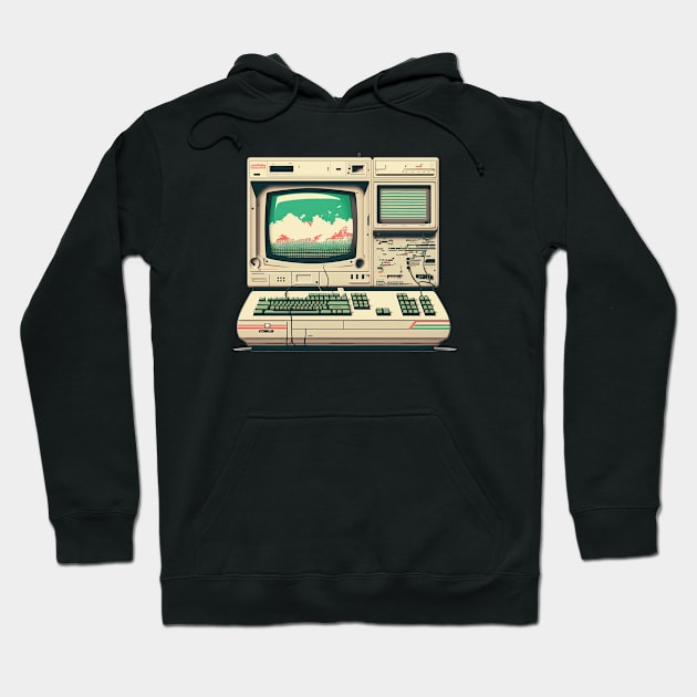 80s computer Hoodie by bmron